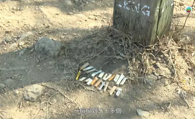在現場找到超過二十個煙頭！