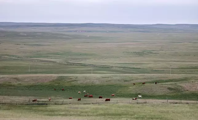 紅格爾敖包景區可觀賞遼闊草原。巴士的報記者攝