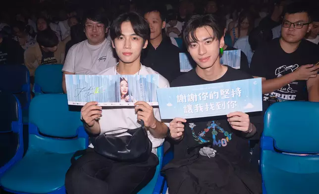 小師弟江博熙和楊煜謙等到場支持。