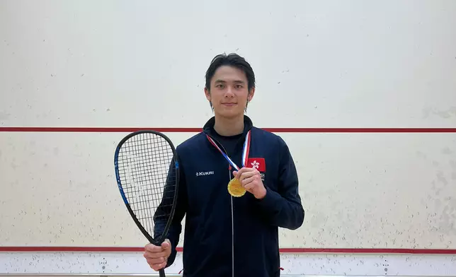 香港壁球代表隊成員何家晞