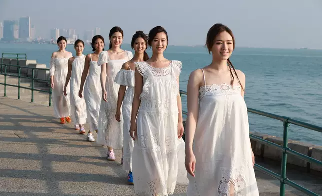 （前排起）1號李尹嫣、2號甘詠寧、3號蔡華英、4號莫凡、5號曾閱遙、6號朱文慧、7號施宇琪