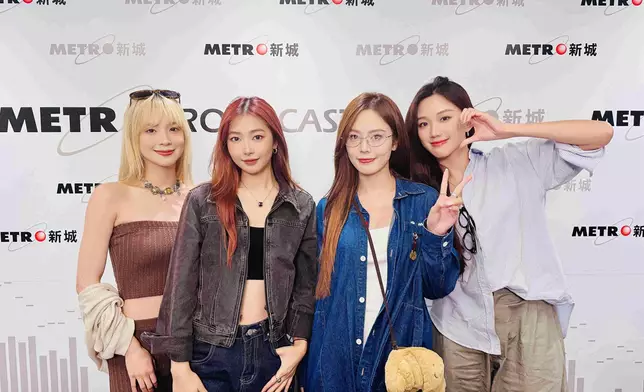 (左起)張鈊貽、姜咏鑫、馬思惠、李晞彤