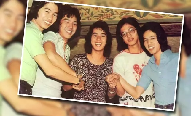 年輕時的溫拿樂隊。