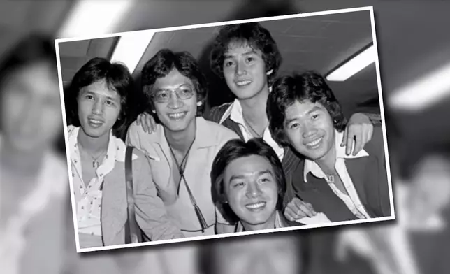 年輕時的溫拿樂隊。