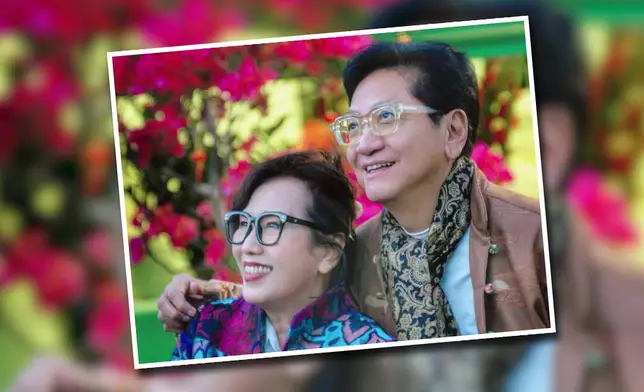 陳友與仔仔老婆的相片。