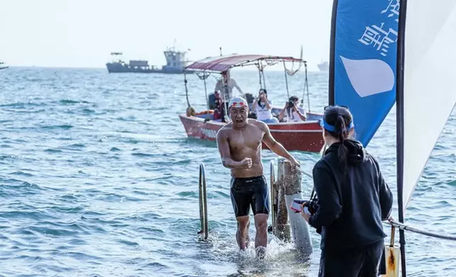 因為環島泳令方力申重新愛上游水。