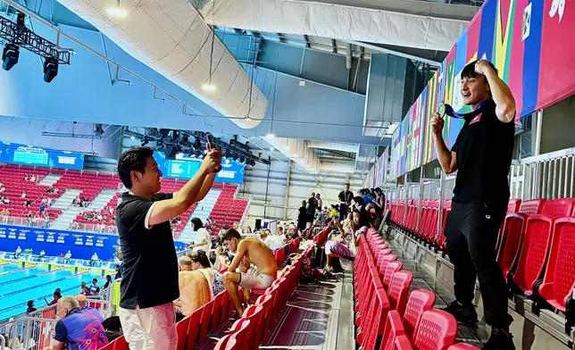 方力申於2020年重返泳池比賽。