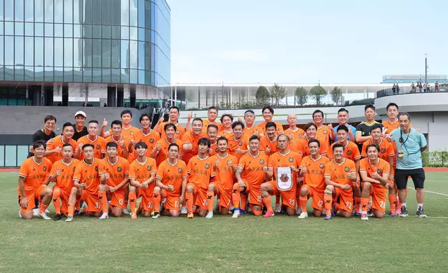 香港明星足球合照