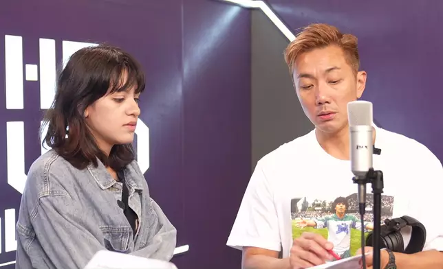 劉浩龍為林潔心Bibi特意錄製教學短片。