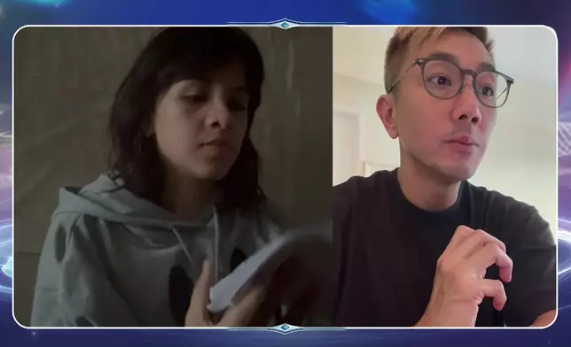 劉浩龍為林潔心Bibi特意錄製教學短片。