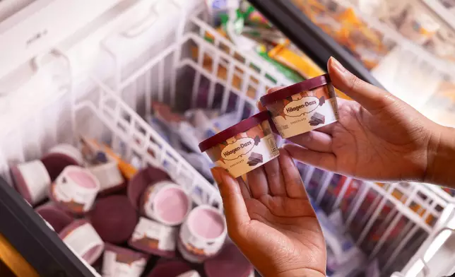 提供多款口味Häagen-Dazs雪糕。