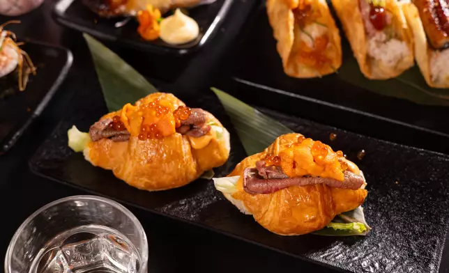 宮崎和牛海膽牛角包