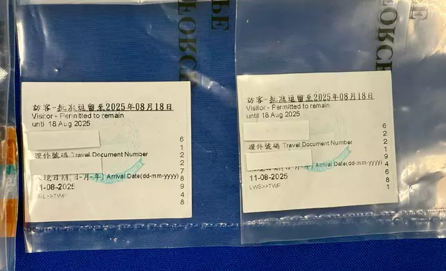 警方再度破獲「猜猜我是誰」騙案案，當場拘捕上門收錢兩名內地人。