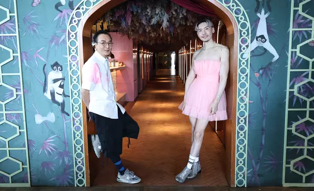 鄒凱光（灘叔）與造型師Joey Ma首度合作，破天荒在酒吧開Talk騷。