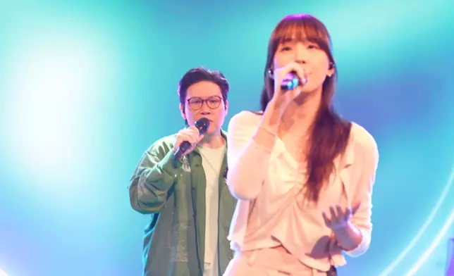 Jenny阿公演出前綵排。