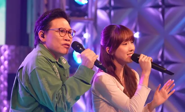 Jenny阿公演出前綵排。