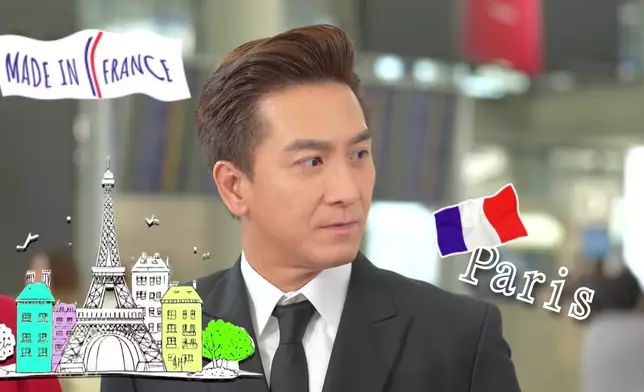 三位港姐輪流向馬國明獻媚，拍出嚟效果幾搞笑。