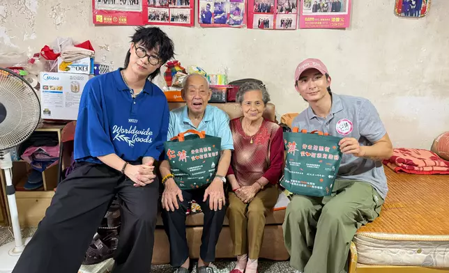 張馳豪（Aska）與林智樂（Felix）日前參與義工活動。