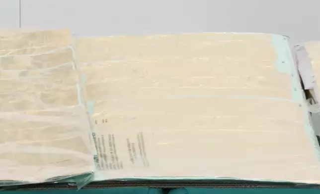 檢獲的證物。香港海關FB