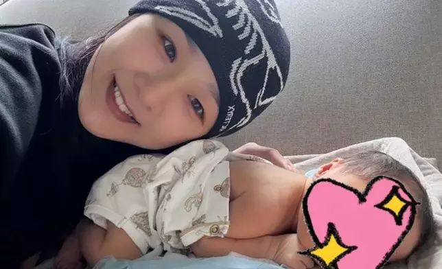 首度公開與BB的合照。