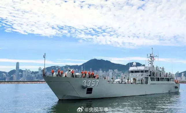 駐港部隊完成第28次建制單位輪換。央視軍事