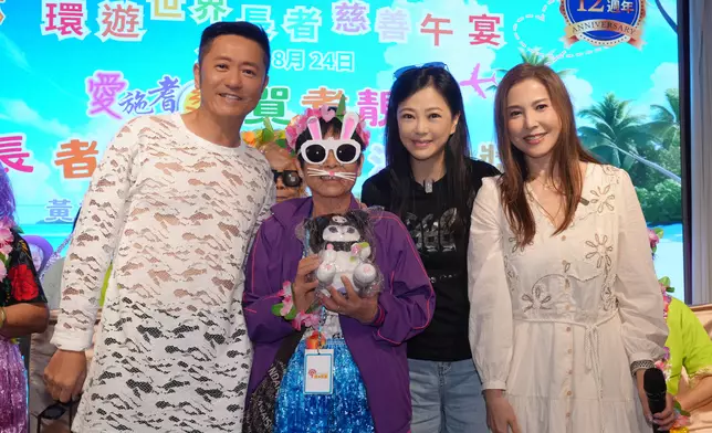 李婉華與劉小慧及蘇志威大讚長者們有心思。