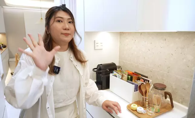 全職收納師Kaye教你將屋企劃分成不同區間。