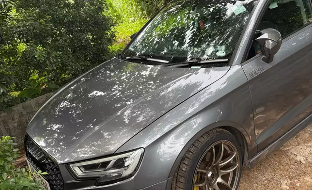 天水圍謀殺涉案車輛。