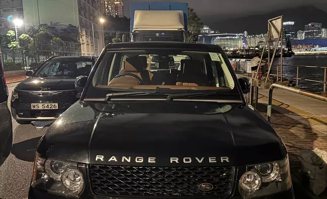 天水圍謀殺涉案車輛。