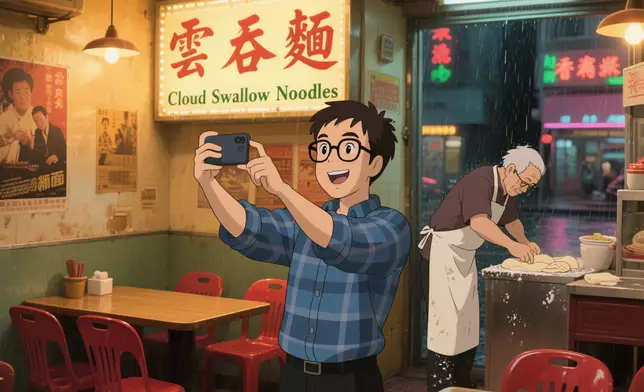 近日就有網民分享新蒲崗一間麵舖餐牌上的爆笑英文翻譯，惹來網民關注！示意圖。AI生成圖片