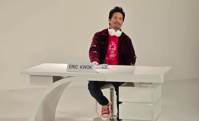 早前Eric為節目拍攝招募短片。