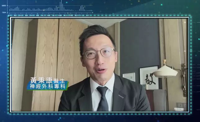 神經外科專科黃秉康醫生進行拆解疑問。