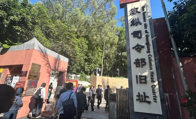 東江縱隊司令部舊址。巴士的報記者攝