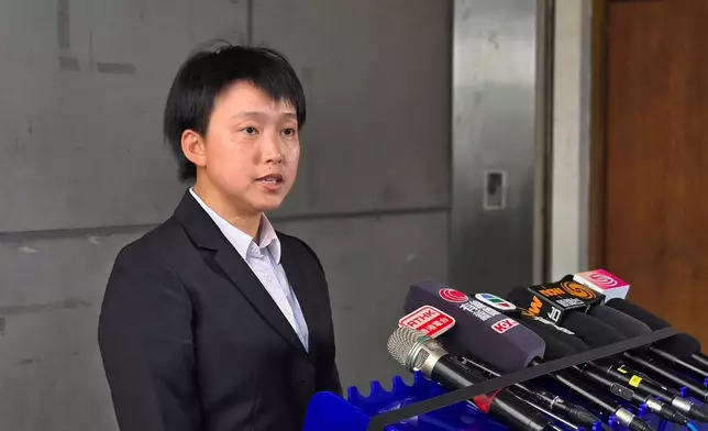 警方灣仔警區重案組第二隊主管梅頌雅督察。