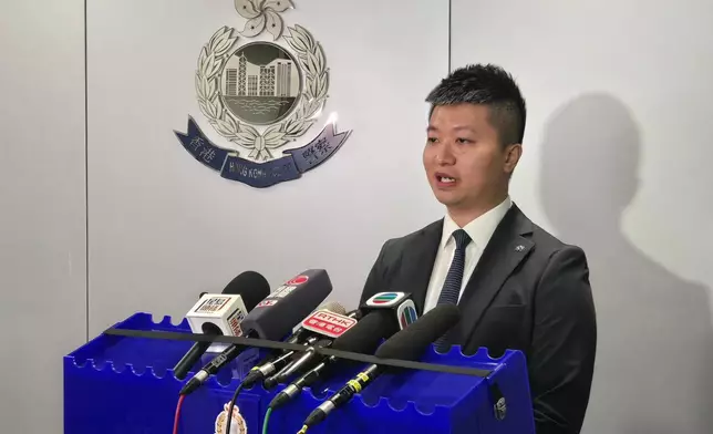 警方講述案情。