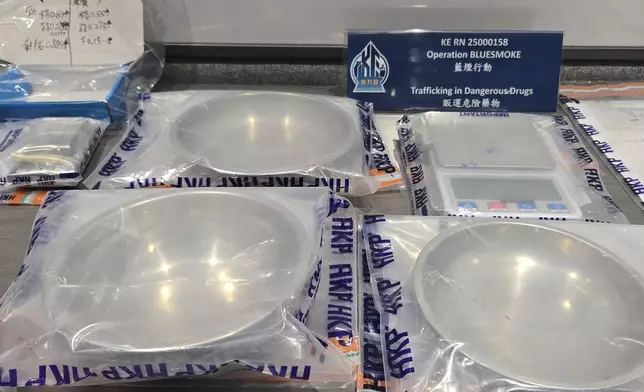 警方檢總市值超過350萬元毒品。