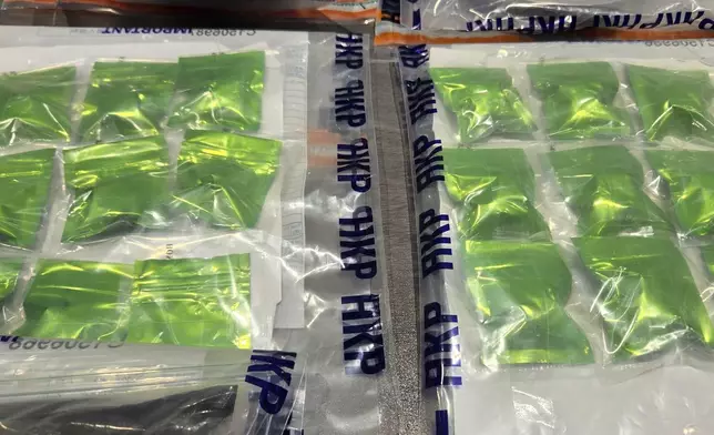 警方檢總市值超過350萬元毒品。