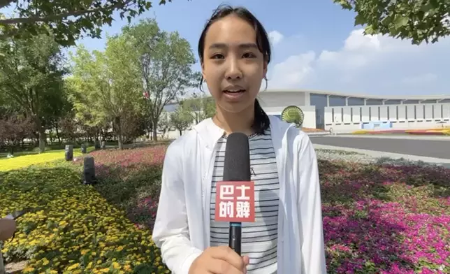 來自北京的李同學。巴士的報記者攝