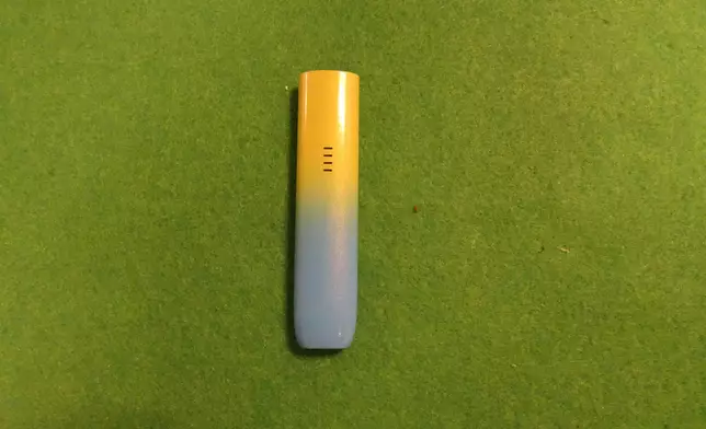 第二宗案件中檢獲的電子煙裝置。 政府新聞處圖片