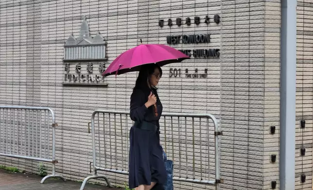 黎妻續到庭旁聽。巴士的報記者攝