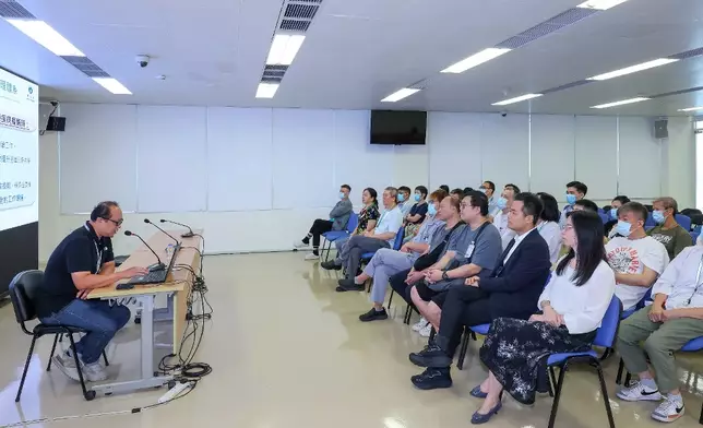 衛生局舉辦「滅蚊技術應用培訓」。澳門政府新聞局圖片