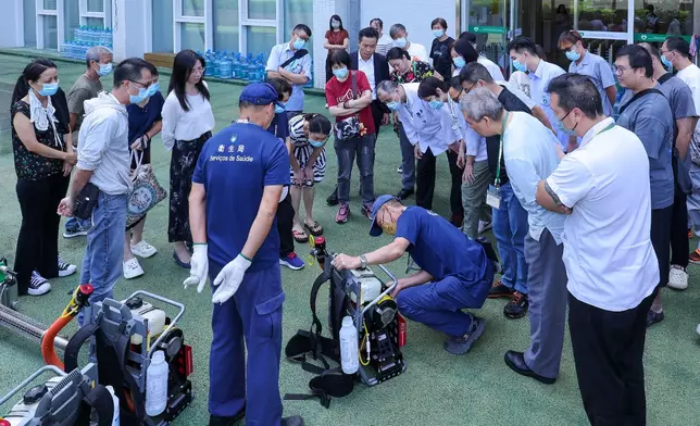 衛生局舉辦「滅蚊技術應用培訓」。澳門政府新聞局圖片