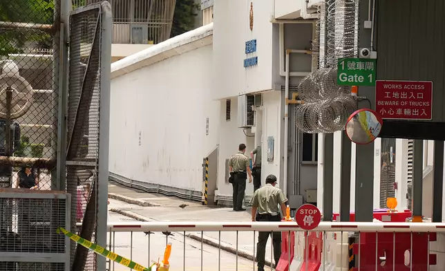 荔枝角收押所。巴士的報記者攝