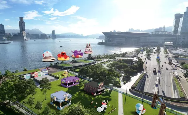 巨型多啦A夢、KAWS &amp; 芝麻街、滑嘟嘟及 LABUBU