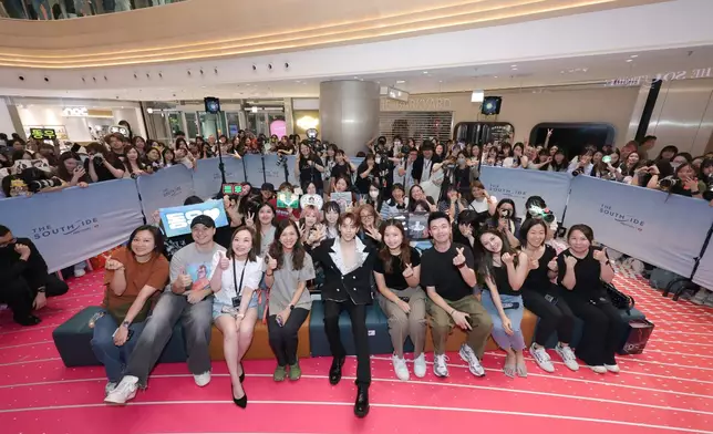 張東雨與在場粉絲大合照。 主辦單位提供圖片