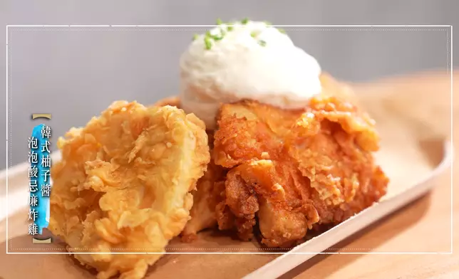 三款主打菜色︰豚肉生薑燒、椰子雞、韓式柚子醬。