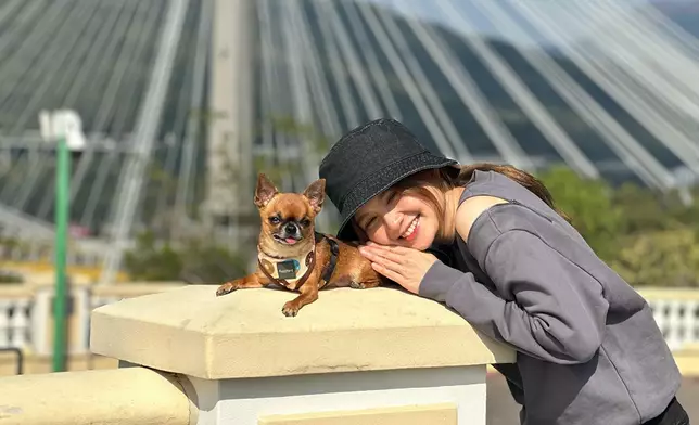 Cath亦與現場觀眾分享與毛孩Moon Moon的趣事