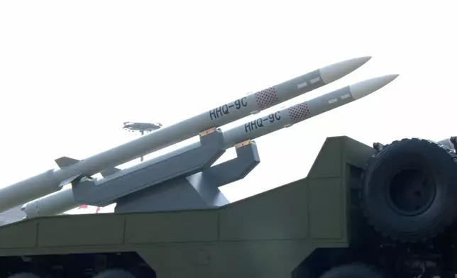 紅旗9C導彈。央視截圖