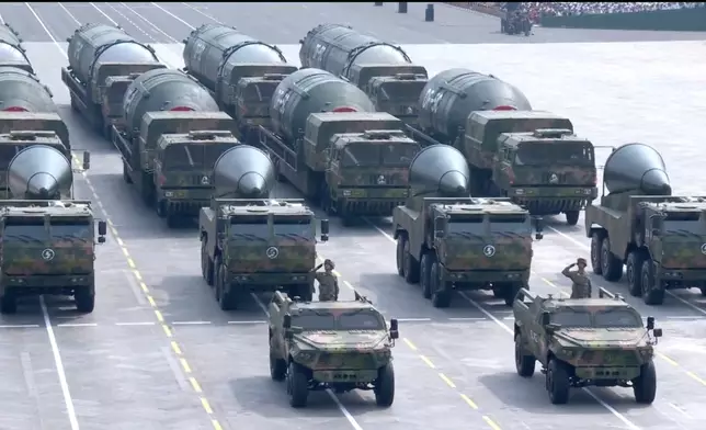 核導彈第二方隊。央視截圖