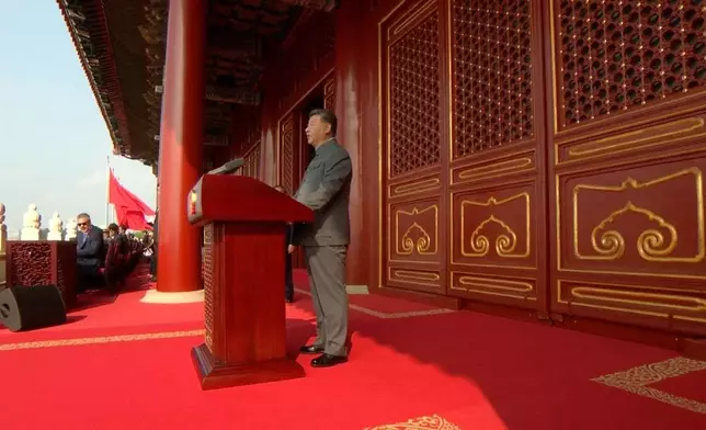 習近平發表重要講話。